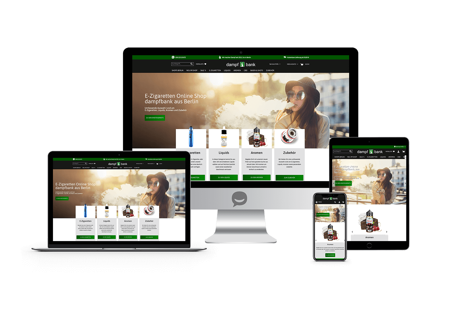 Dampfbank Berlin Webshop